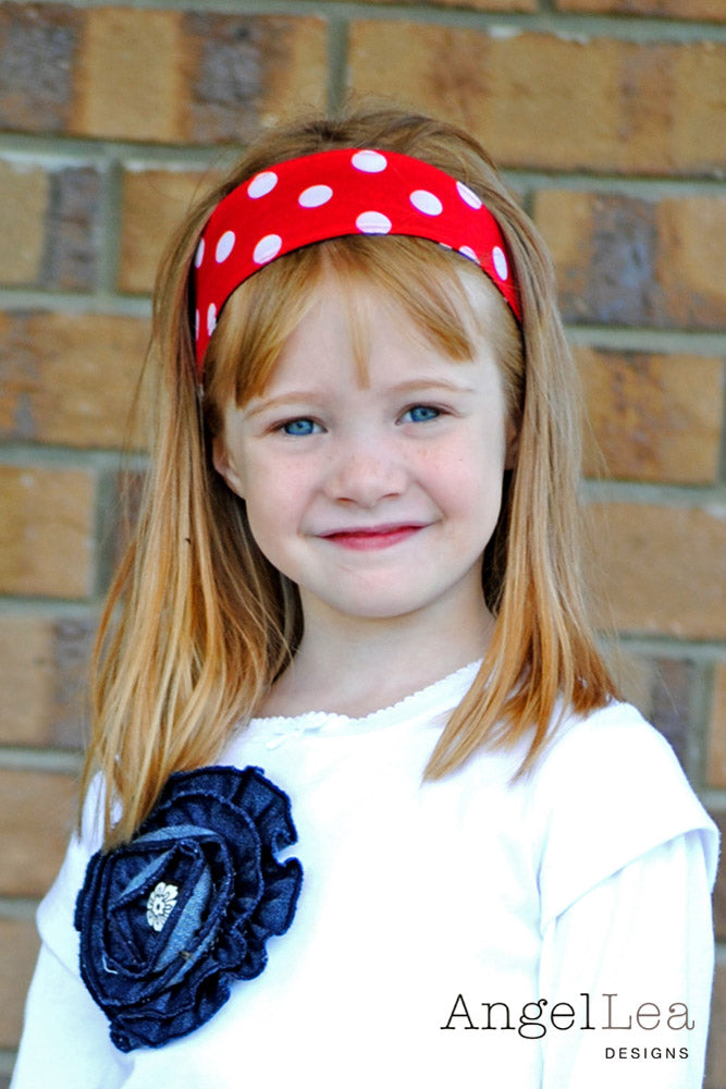 Funky Flower Headband Sewing Pattern - HARD COPY