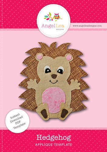 Hedgehog Applique Template