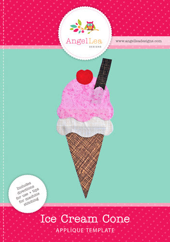 Ice Cream Applique Template