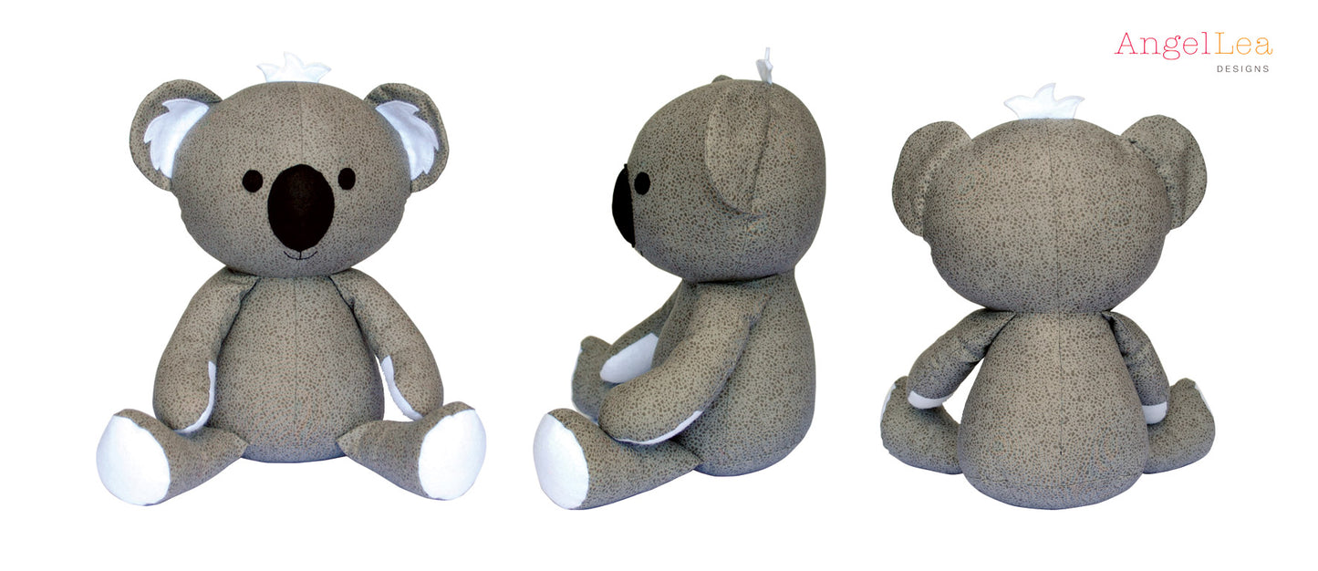 Blinky Belle Koala PDF Sewing Pattern