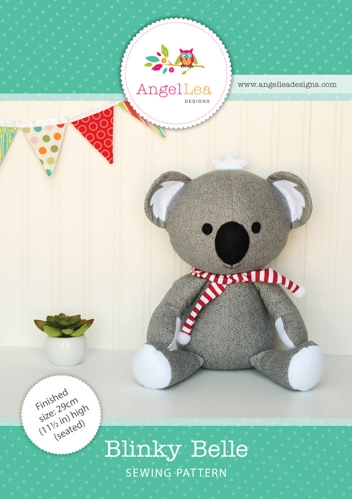 Blinky Belle Koala PDF Sewing Pattern