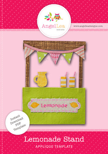 Lemonade Stand Applique Template