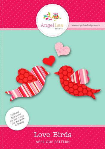 Love Birds Applique Template