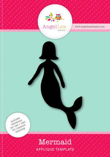 Mermaid Applique Template