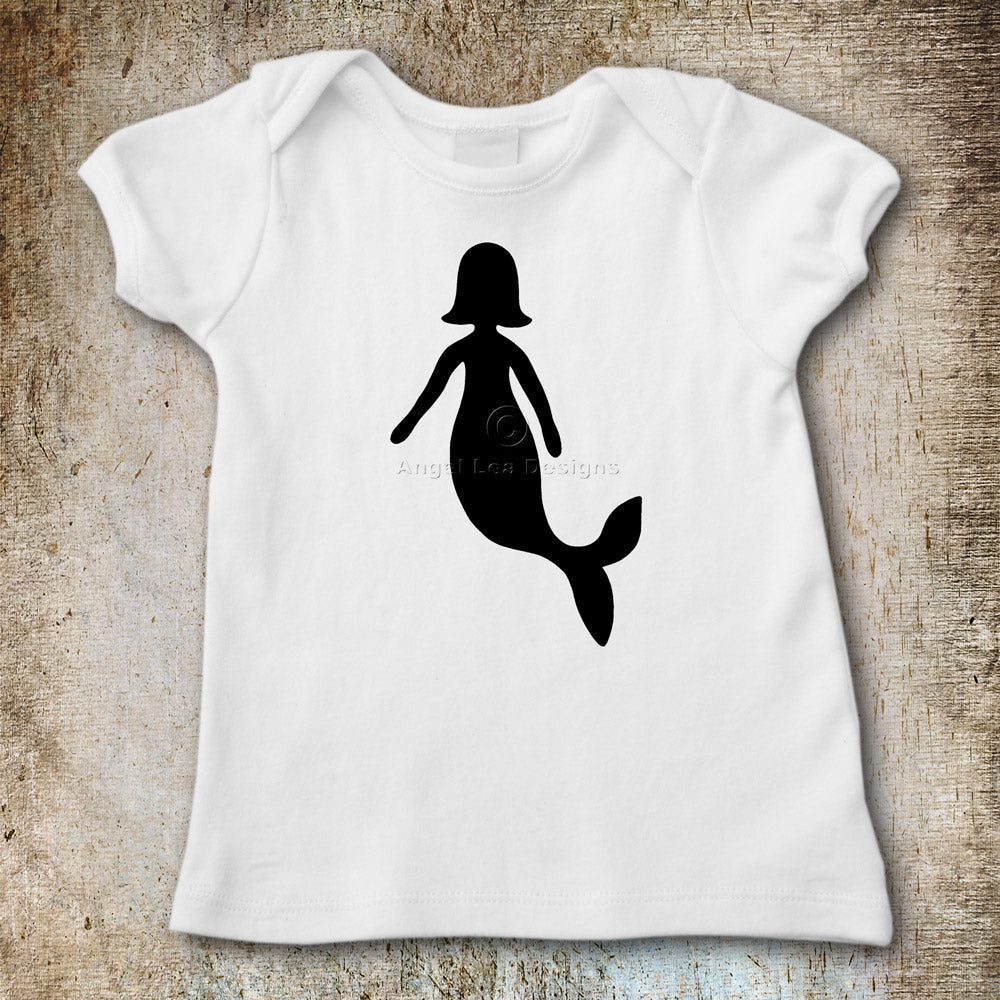 Mermaid Applique Template