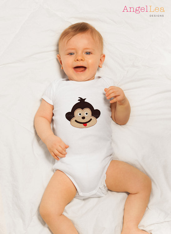 Monkey Applique Template