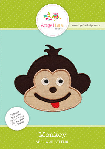 Monkey Applique Template