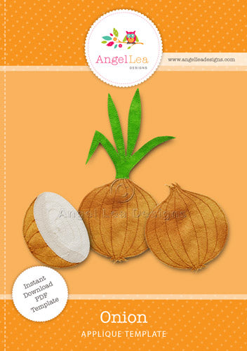 Onion Applique Template