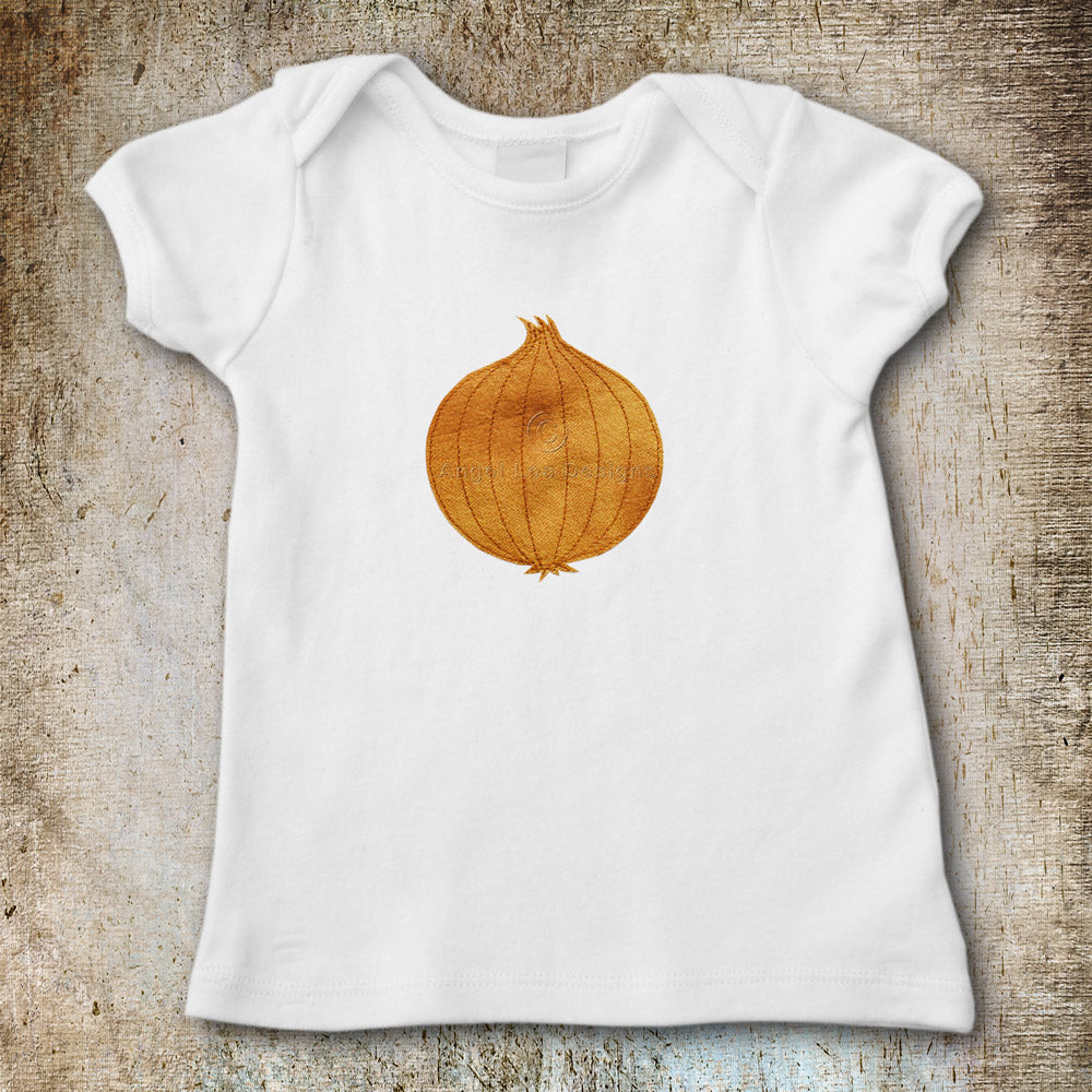 Onion Applique Template