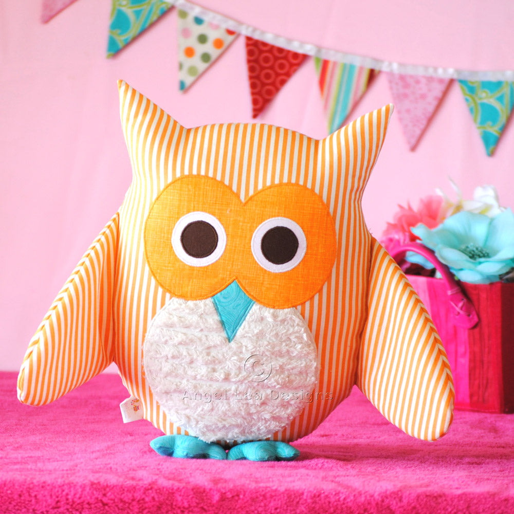 Owl Soft Toy Sewing Pattern - HARD COPY