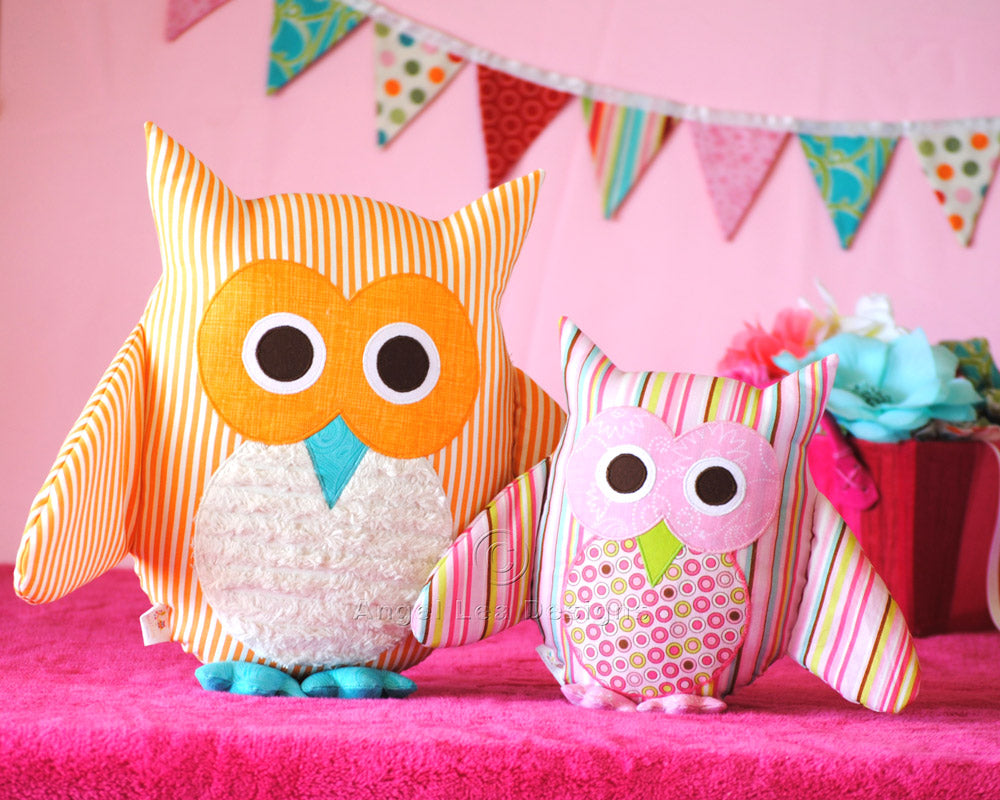 Owl Softie PDF Sewing Pattern Angel Lea Designs