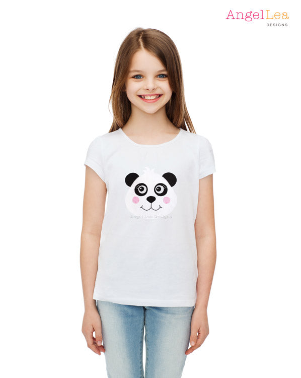 Panda Applique Template