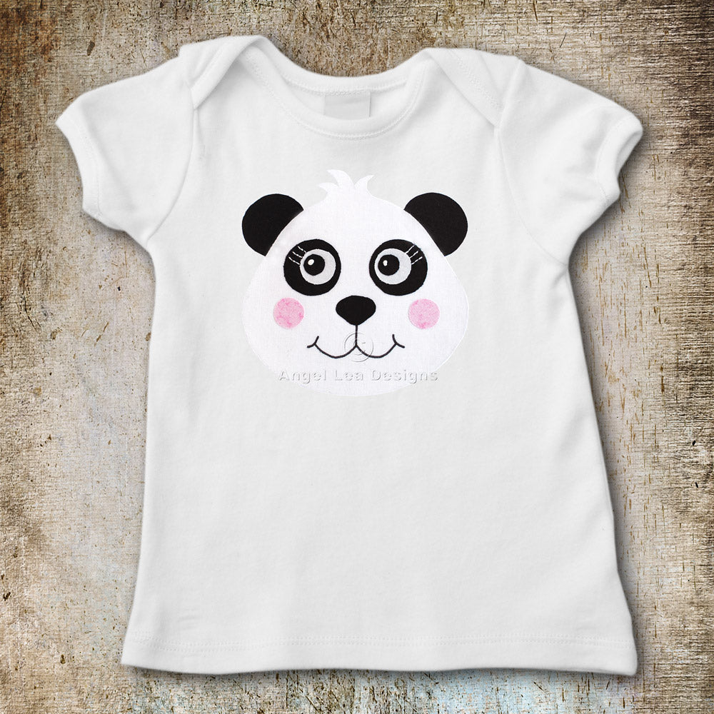 Panda Applique Template