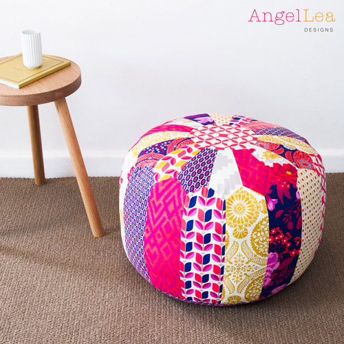 Patchwork Pouf PDF Sewing Pattern