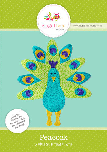 Peacock Applique Template