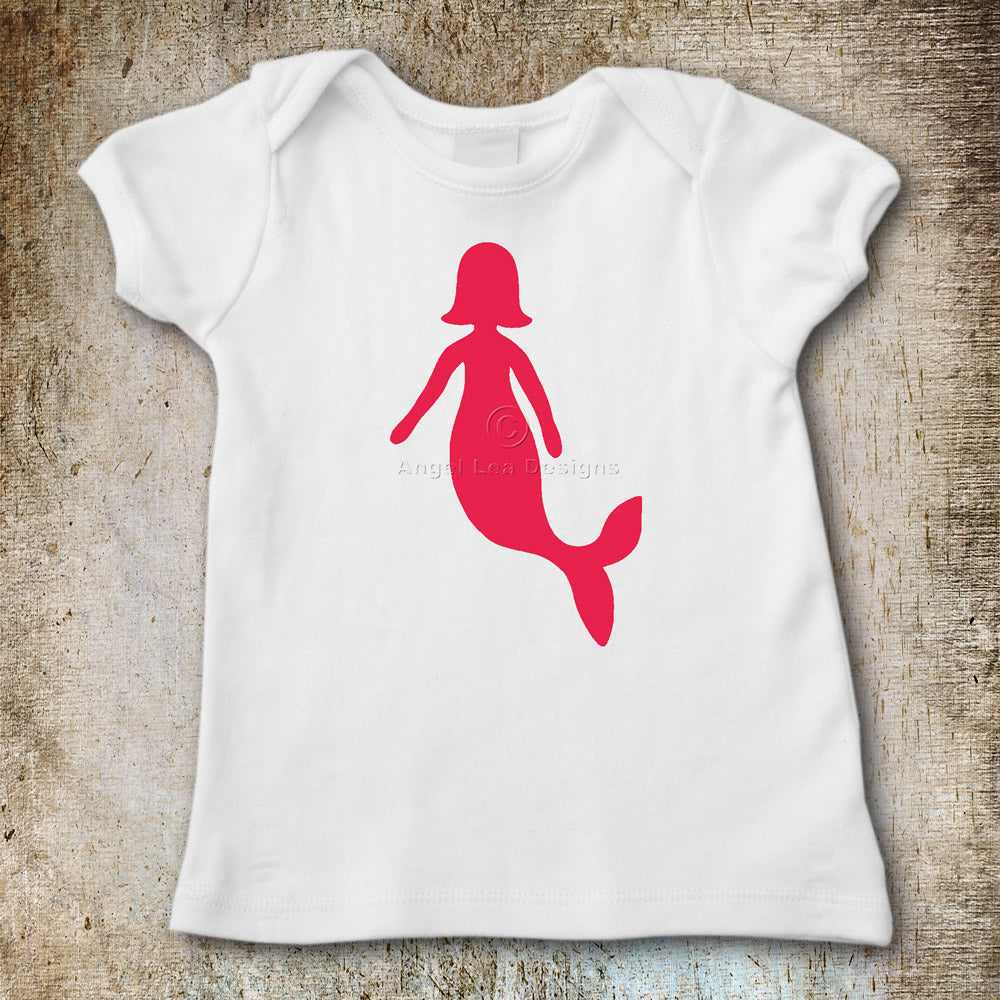 Mermaid Applique Template