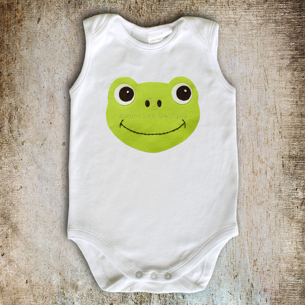 Frog Applique Template