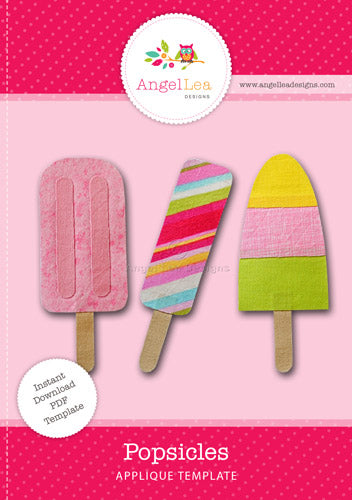 Popsicles Applique Template