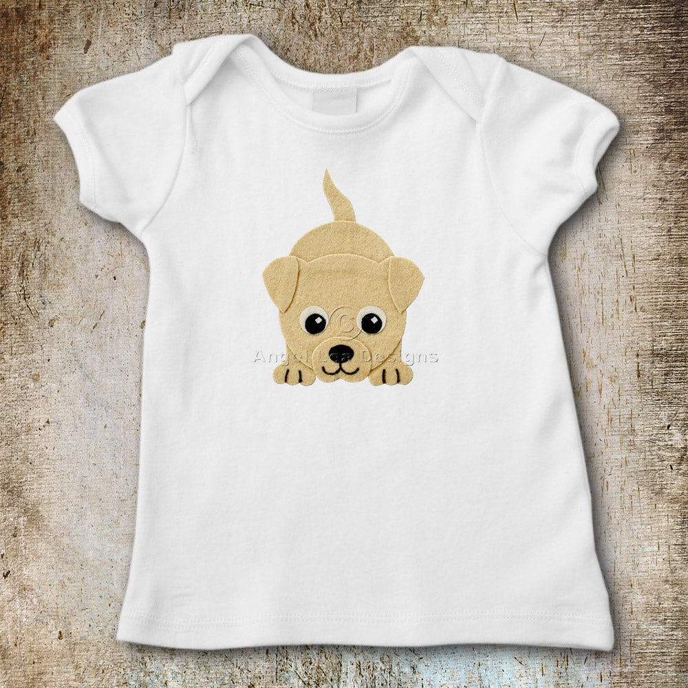 Puppy Dog Applique Template