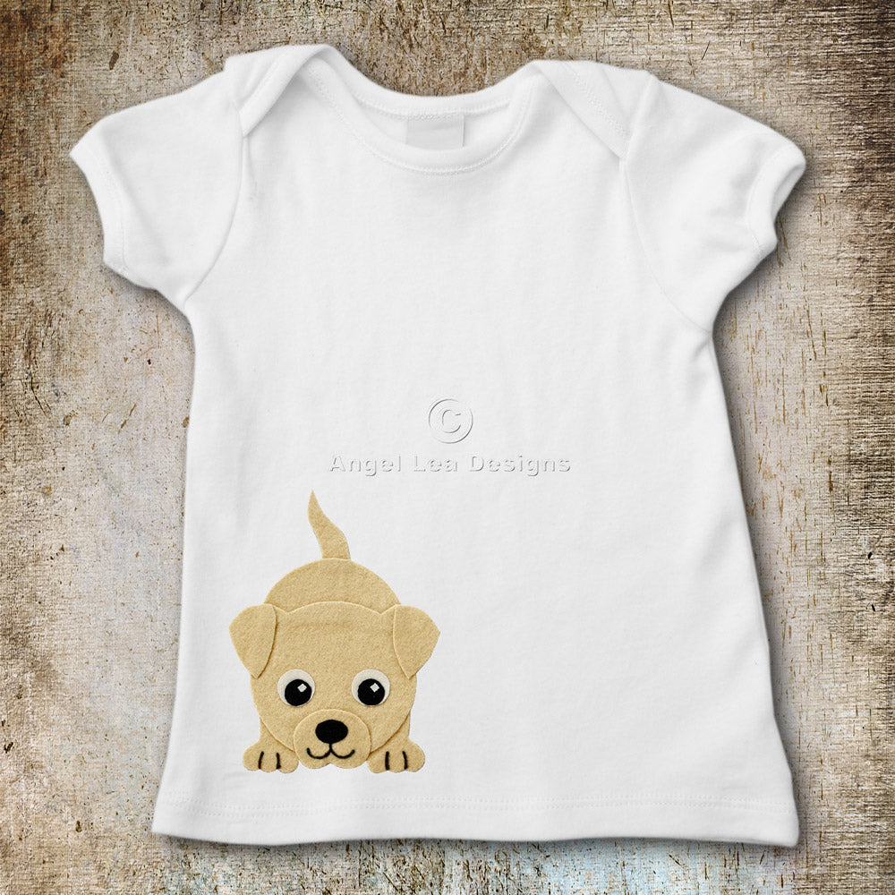 Puppy Dog Applique Template