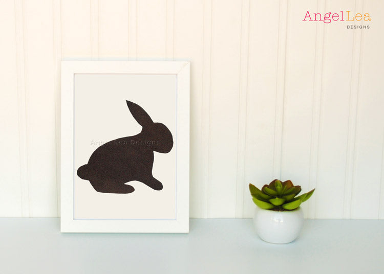 Rabbit Applique Template