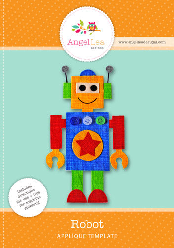 Robot Applique Template