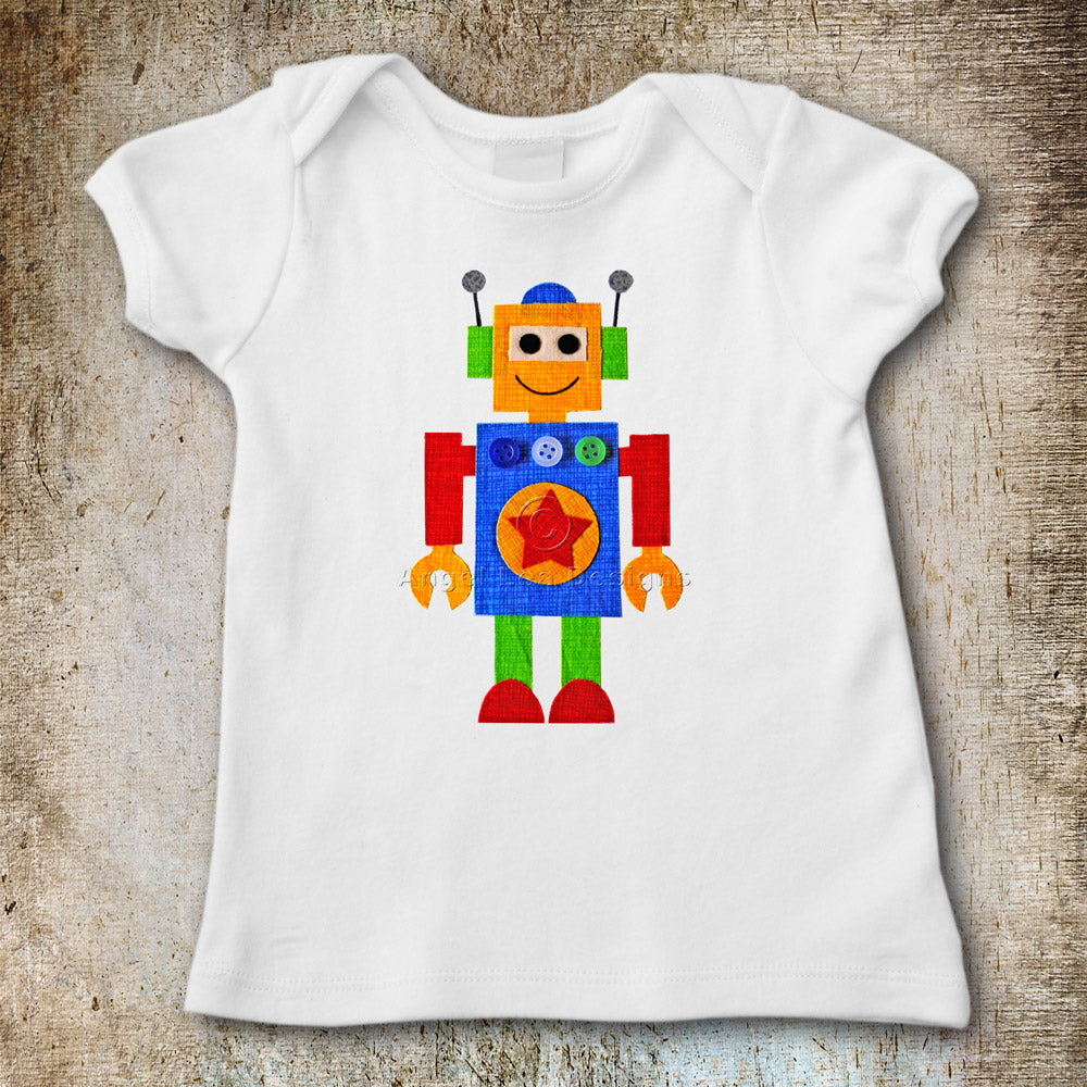 Robot Applique Template