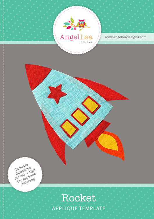 Rocket Applique Template