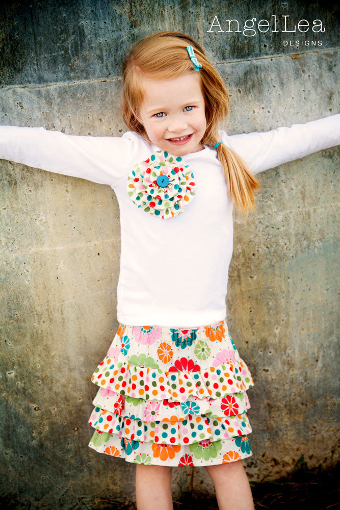 Ruffle Rosette PDF Sewing Pattern