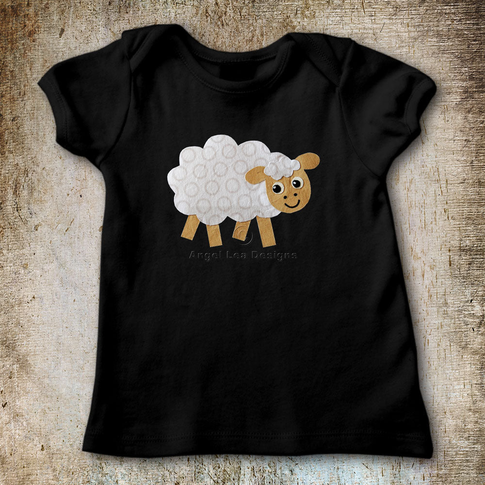 Sheep Applique Template