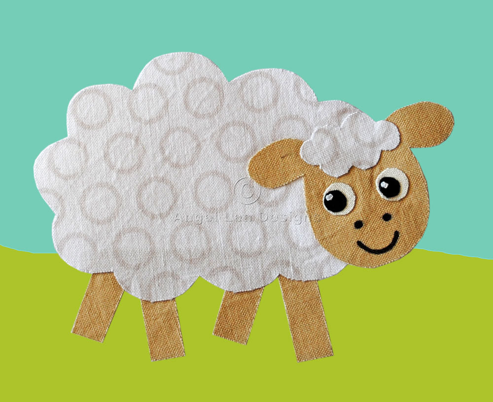 Sheep Applique Template