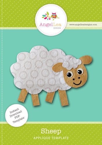 Sheep Applique Template