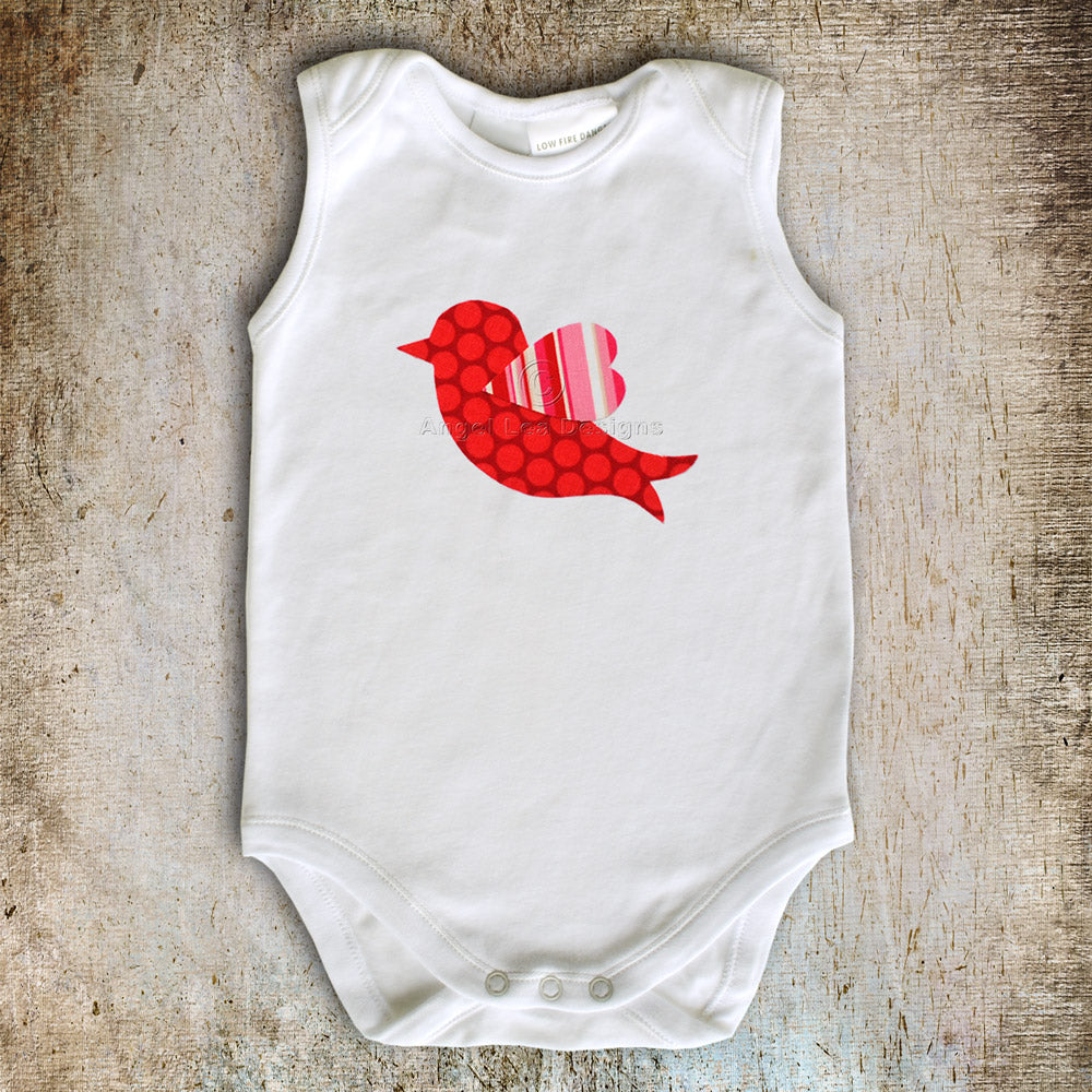 Love Birds Applique Template