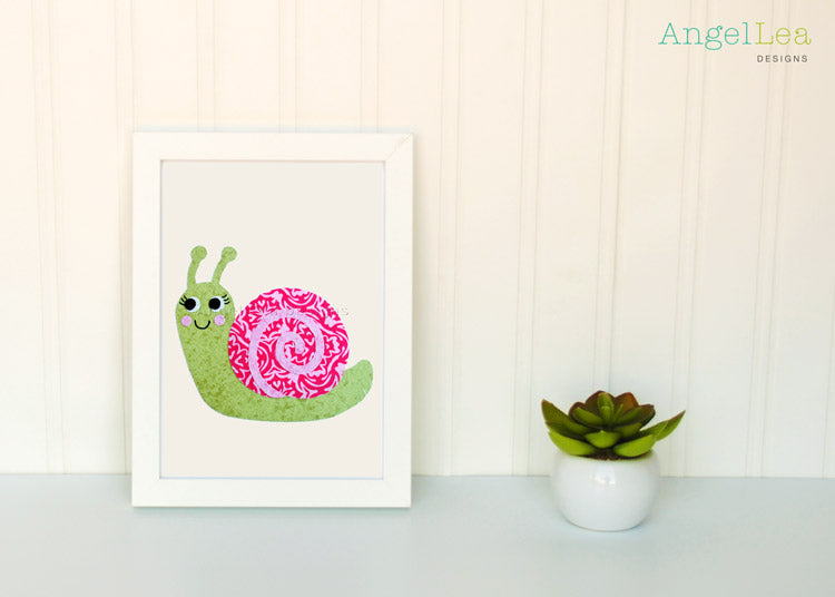 Snail Applique Template