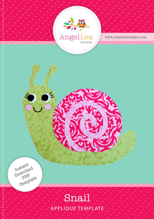 Snail Applique Template