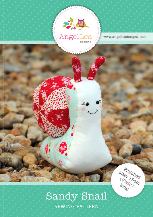 Sandy the Snail Softie PDF Sewing Pattern