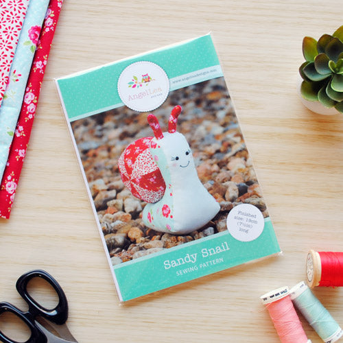 Sandy the Snail Sewing Pattern - HARD COPY