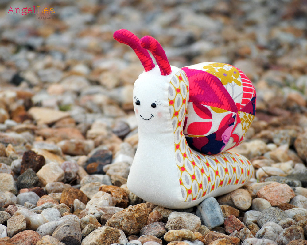 Sandy the Snail Softie PDF Sewing Pattern