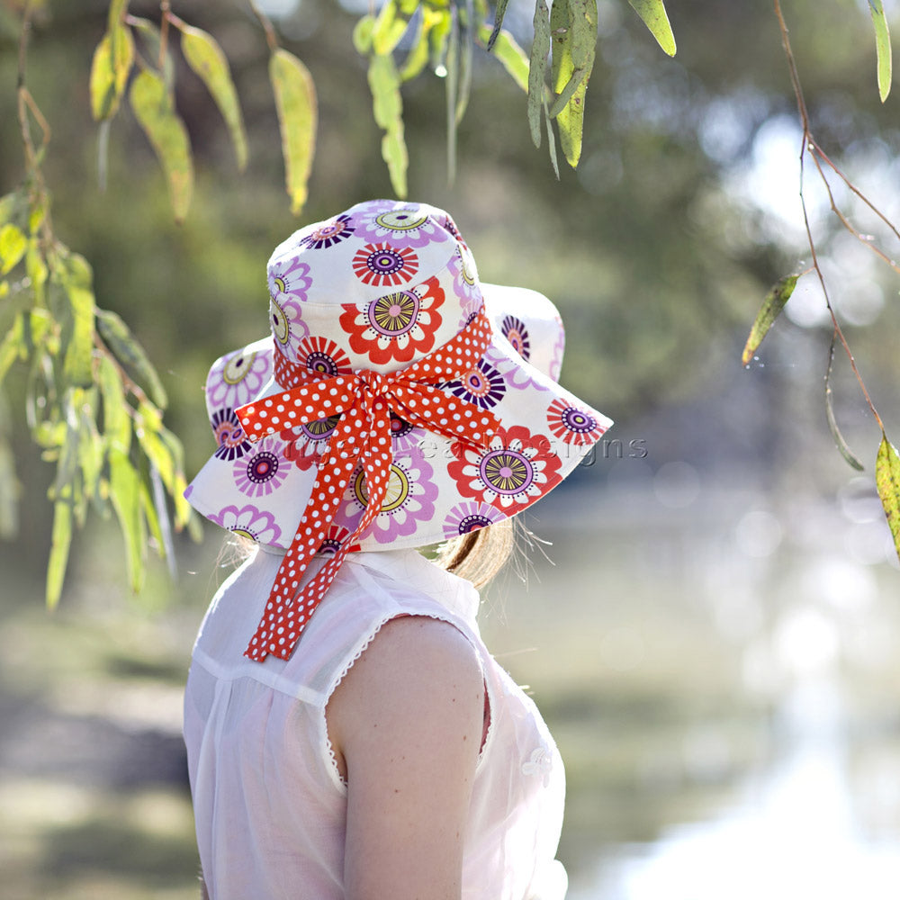 Spring Blooms Sun Hat PDF Sewing Pattern