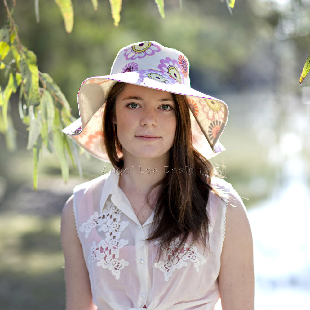 Spring Blooms Sun Hat PDF Sewing Pattern