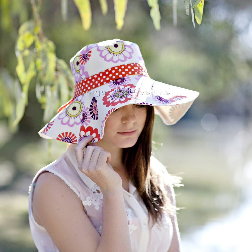 Spring Blooms Sun Hat PDF Sewing Pattern