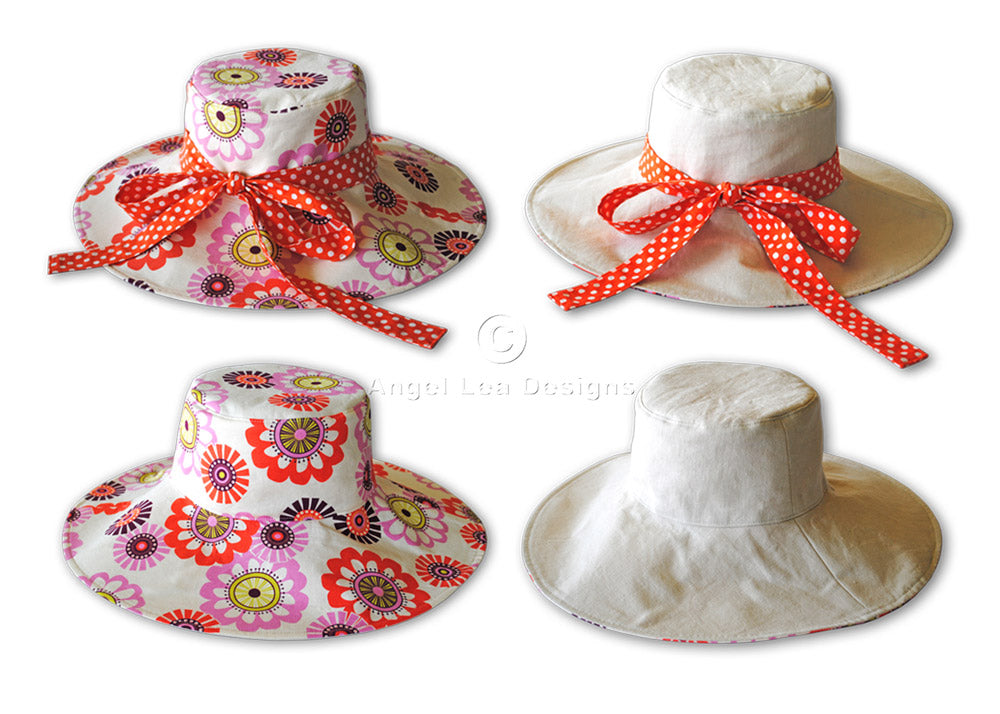 Spring Blooms Sun Hat PDF Sewing Pattern