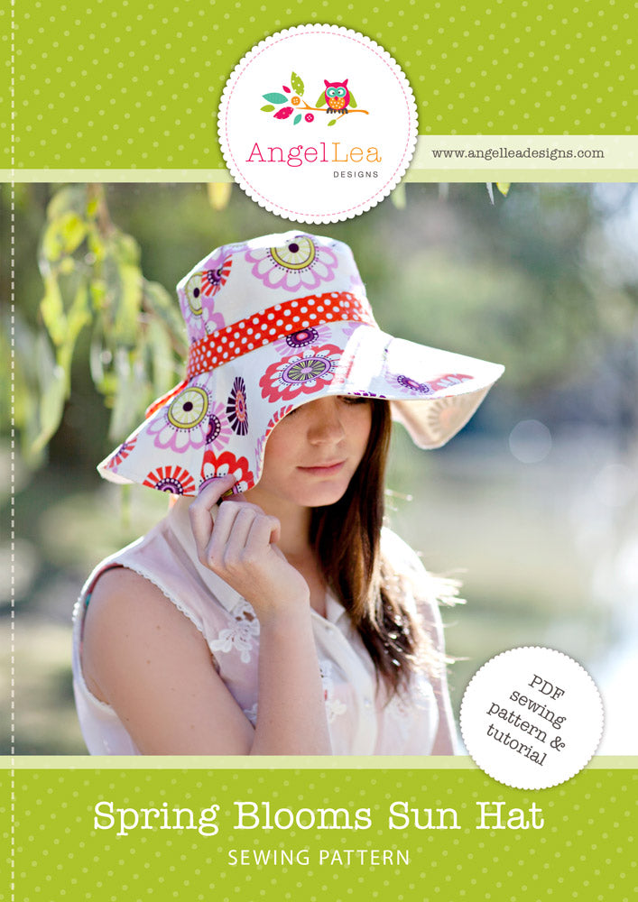 Spring Blooms Sun Hat PDF Sewing Pattern