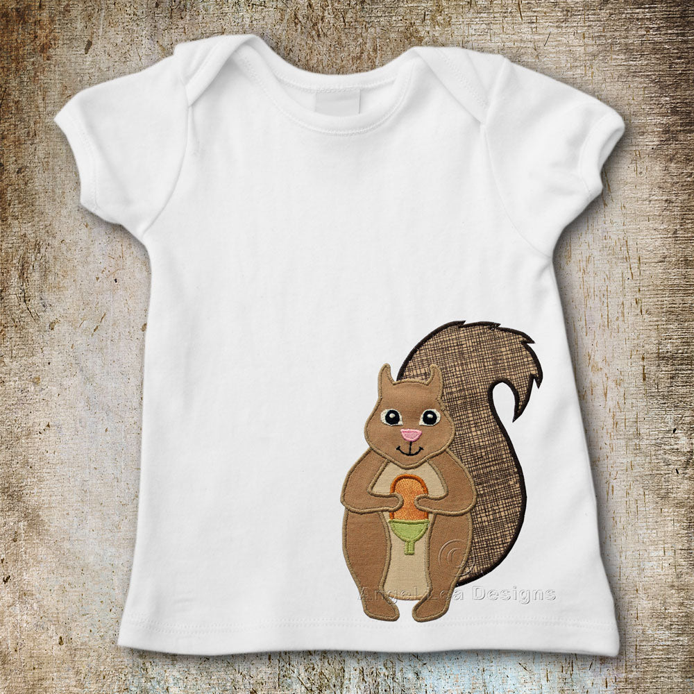 Squirrel Applique Template