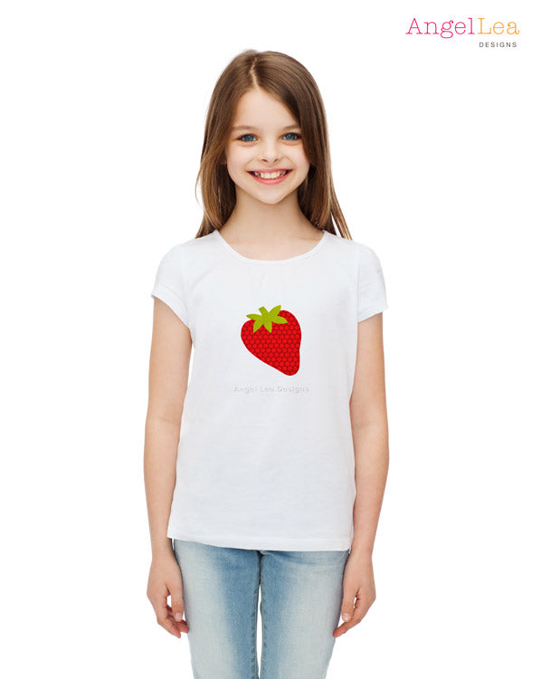 Strawberry Applique Template