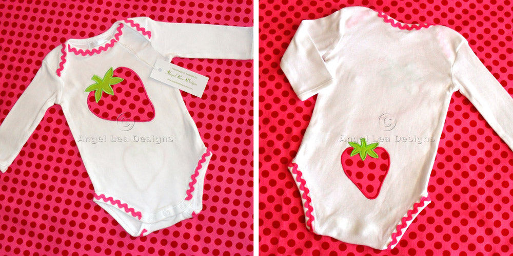 Strawberry Applique Template