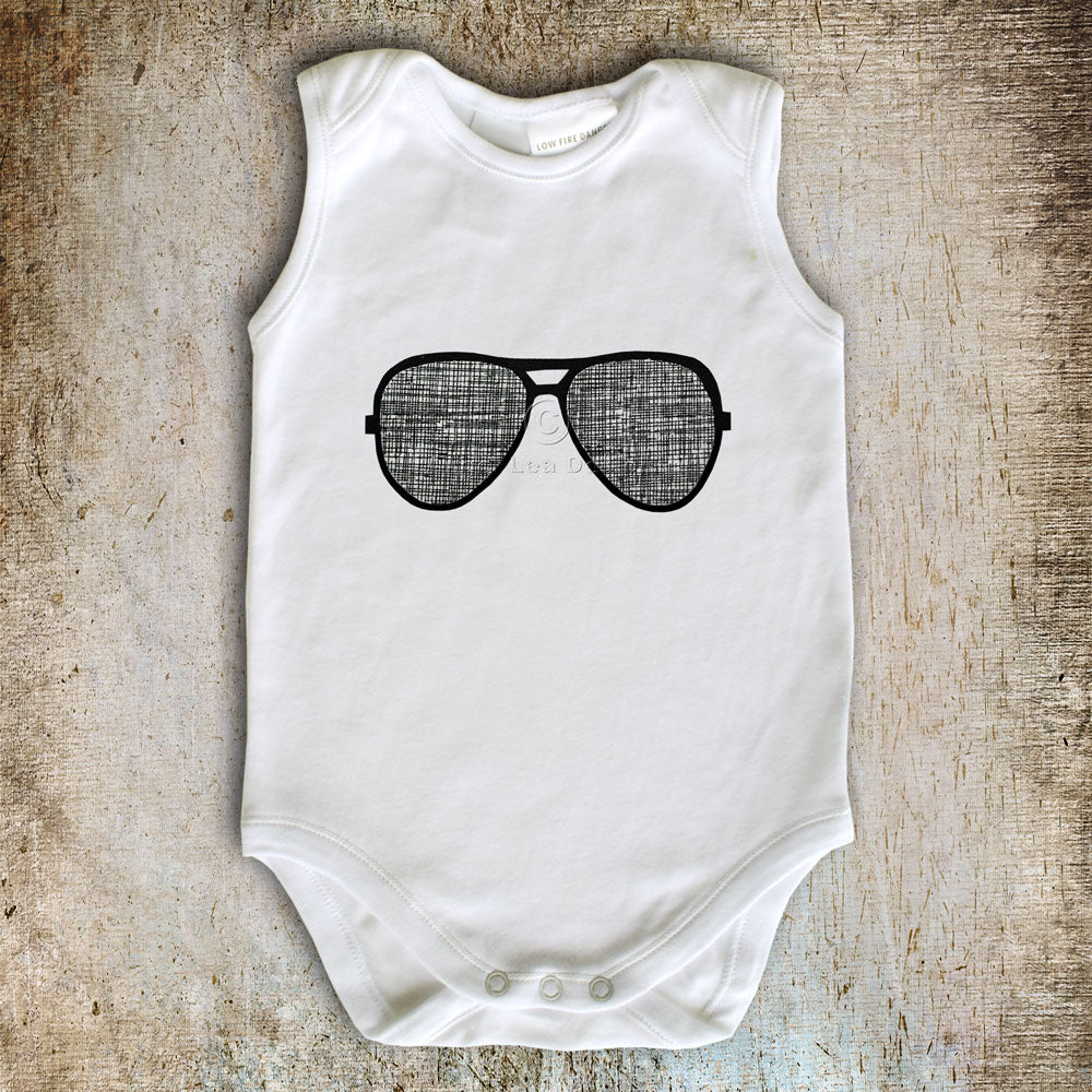 Sunglasses Applique Template