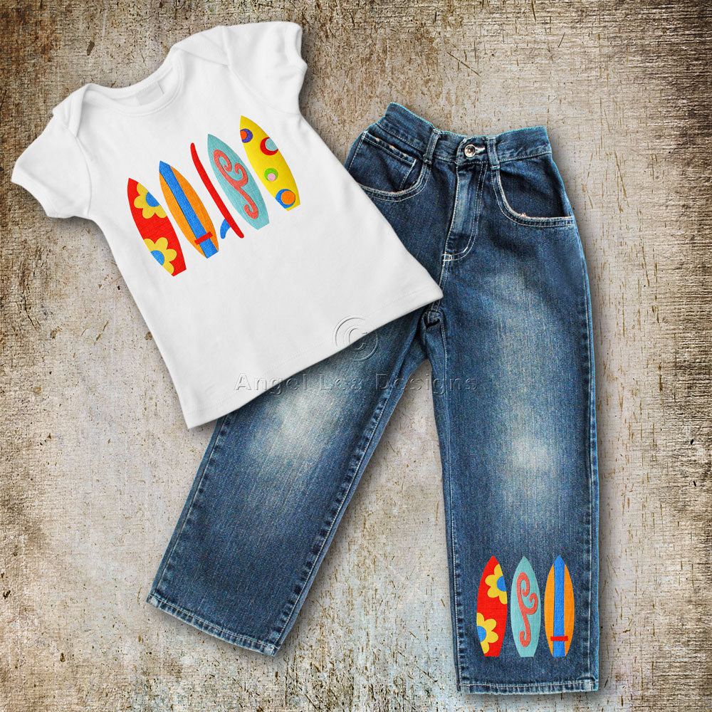 Surfboards Applique Template