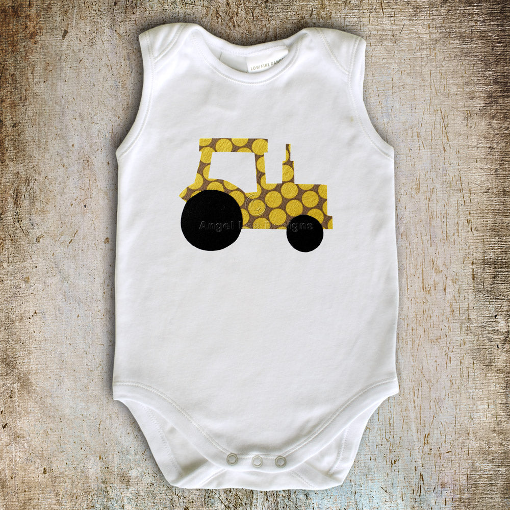 Tractor Applique Template