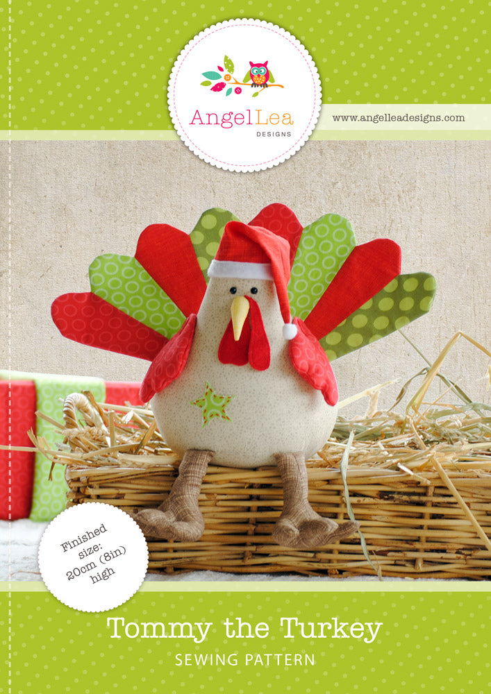 Tommy the Turkey Softie PDF Sewing Pattern